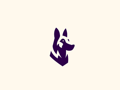 Guard Dog alex seciu animal logo branding dog dog logo guard dog logo logo design logo designer negative space dog pet logo veterinary veterinary logo