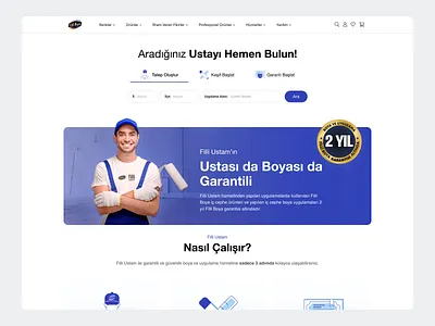 Filli Boya Filli Ustam Page ai exterior interior mobile paint painter ui ux web