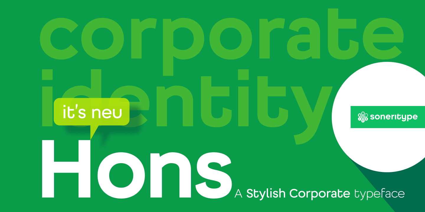 Introducing Hons: A Typeface That Means Business branding corporatedesign design font fontrelease geometric sans graphicdesign honstypeface identity design sansserif type typedesign typeface