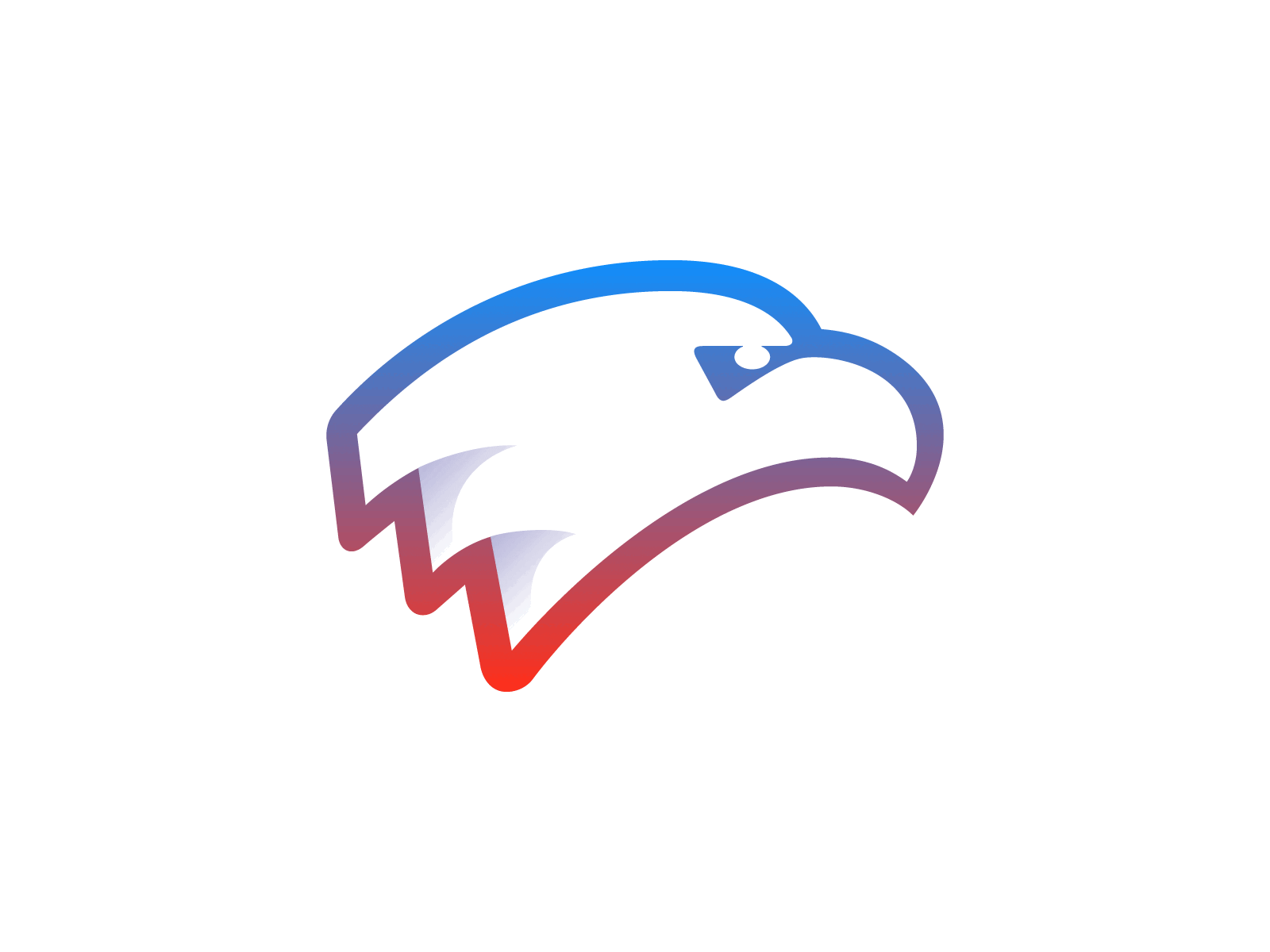 Eagles Logo Designs bird eagle falcon fly hawk head iconic mark mascot mihai dolganiuc design modern negative space premium star symbol tech timeless