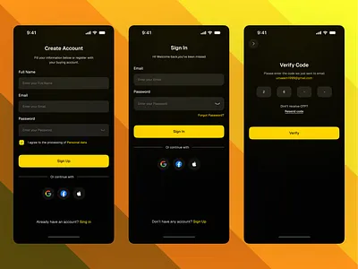Luxury Car Buy & Sell Mobile App - Login & Signup UI app app design ios login login screen login signup ui loginui luxury car app mobile mobile app mobile ui sign in sign up signup screen ui design uiux
