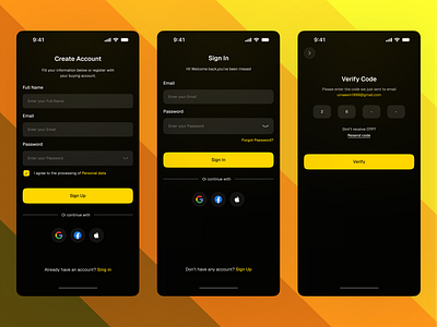 Luxury Car Buy & Sell Mobile App - Login & Signup UI app app design ios login login screen login signup ui loginui luxury car app mobile mobile app mobile ui sign in sign up signup screen ui design uiux