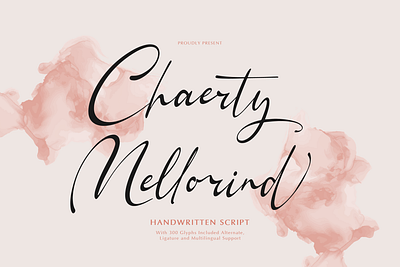 Chaerty Mellorind | Handwritten Script feminine