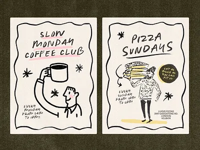 New font - Merlot By Moonlight advert coffee doodles drawings flyer font fonts invitations notes pizza poster