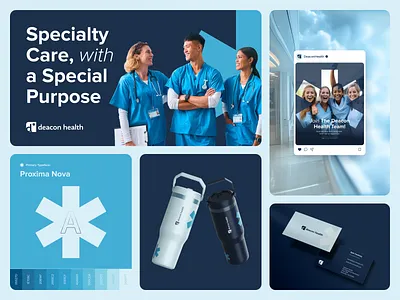 Deacon Health Brand System brandbook brandidentity designsystem healthbranding healthcaredesign identitysystem logodesign visualdesign