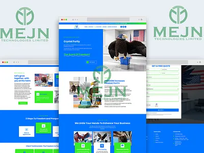 Cleaning Website UI & UX Design 3d animation branding graphic design logo motion graphics ui