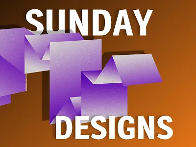 Sunday Designs - A time to make, blend and experiment ideas figma graphic design