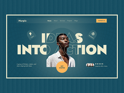 Creative Agency Landing Page agency agency website business clean company creative creative agency digital agency digital marketing graphic design landing page marketing portfolio portfolio website professional studio ui ux web design website