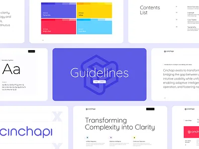 Cinchapi Brand Guidelines b2bdesign brandbook brandguidelines branding datadesign designsystem techbranding ui visualidentity