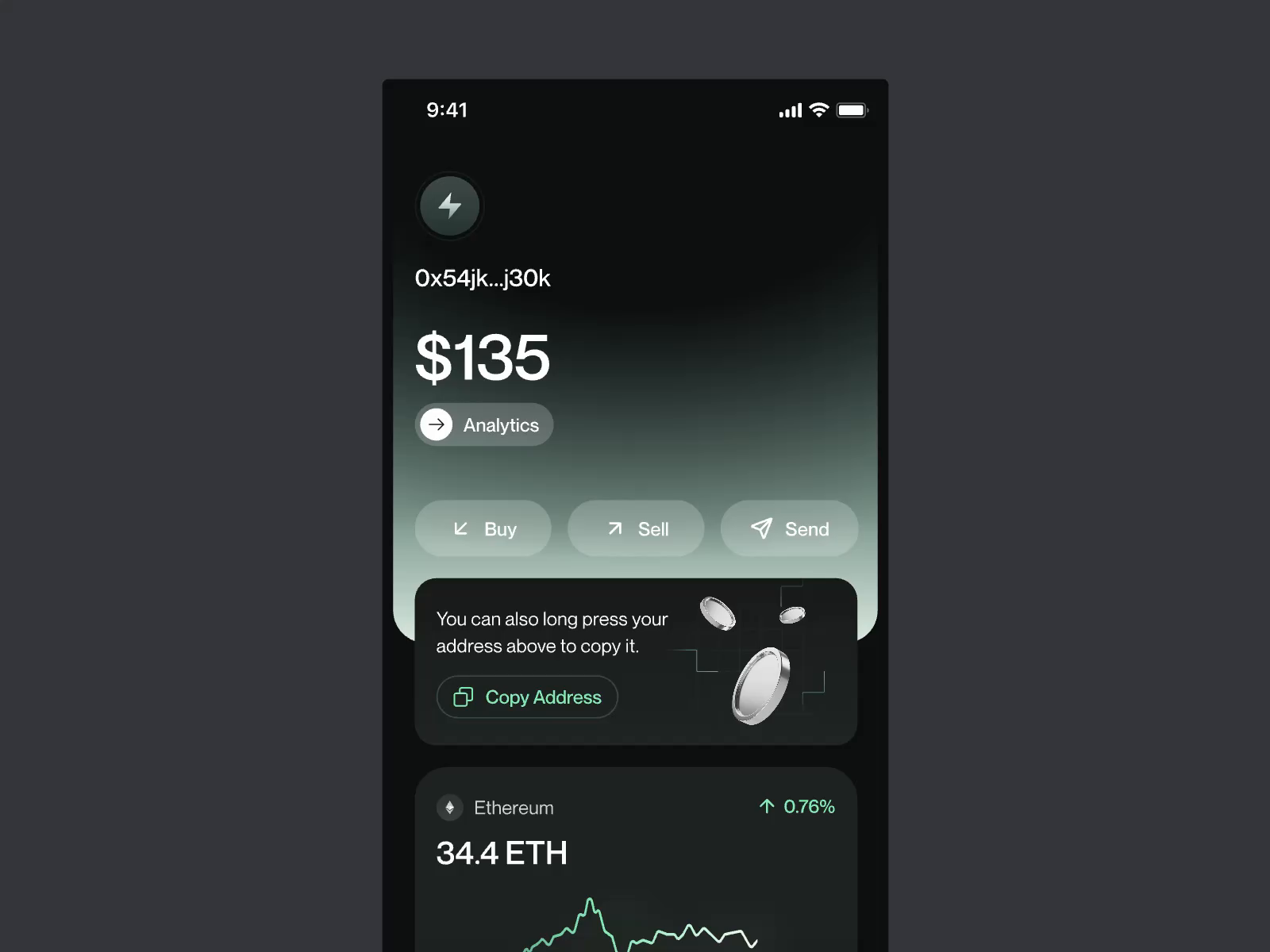 Example of Product Mobile App (3 Core Screens)