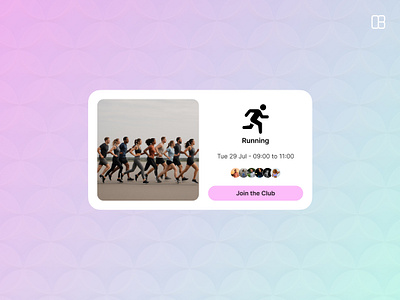 Fitness App Component - 3 of 4 app app design app ui call to action component fitness fitness app gym gym app health minimal ui mobile app mobile app ui product design running sport ui ui component ux workout
