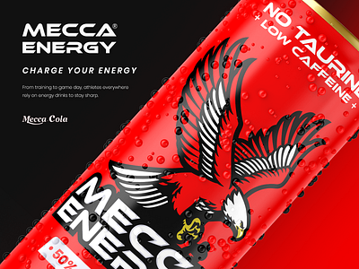 Mecca Energy — Logo, Branding and Packaging Design beveragebranding brandidentity branding candesign cola colorfuldesign concept dribbbleweeklywarmup energy energydrink graphic design logo mecca modernbranding packaging productbranding visualdesign visualidentity