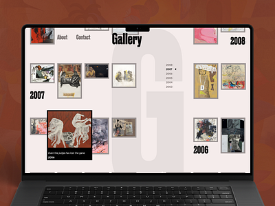 Art Portfolio Showcase Website artist portfolio beautiful website best web design creative website gallery website interactive design minimalistic design modern website personal website professional website ui ux design web interface design web ui design