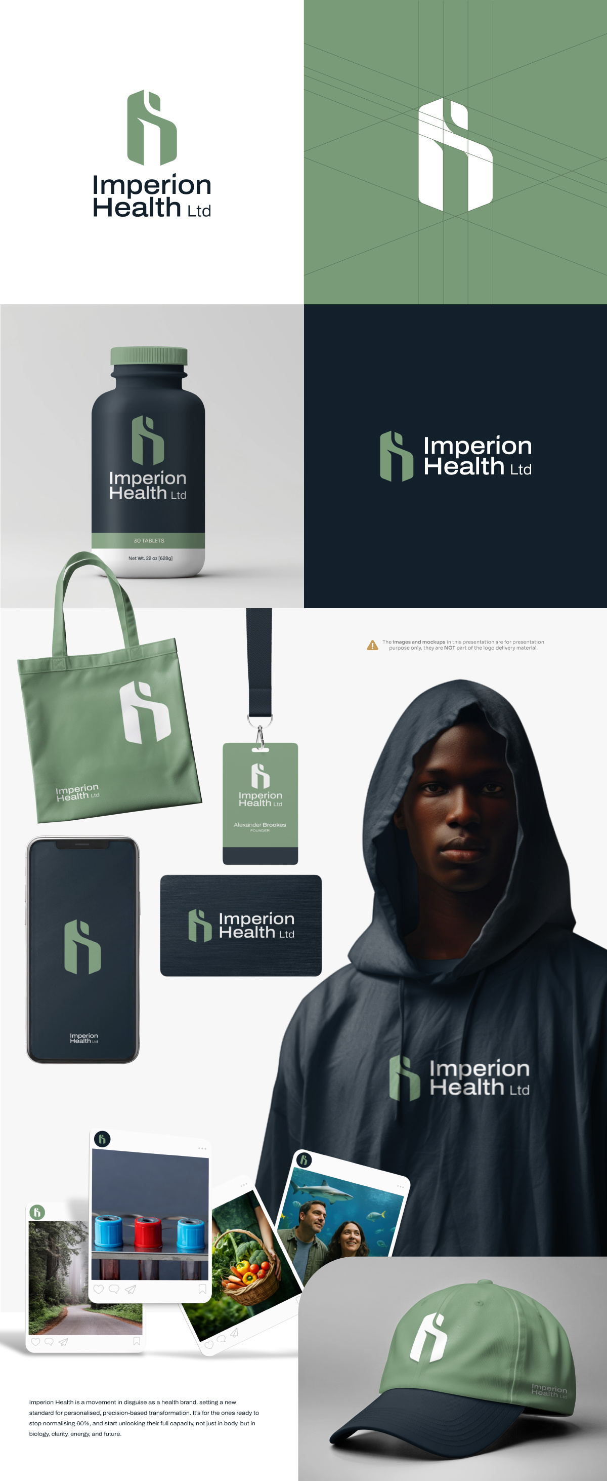 Imperion Health Ltd 99designs branding health logo medical oranyeputih pharmaceutical