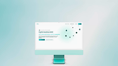 Optimization4All - Web Design mobileapp ui ux webdesign