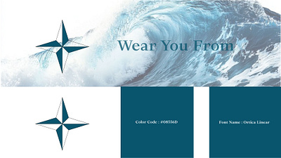 Let's talk about your brand projects: Wear You From illustrator logo logotype map navigation presentation sketch