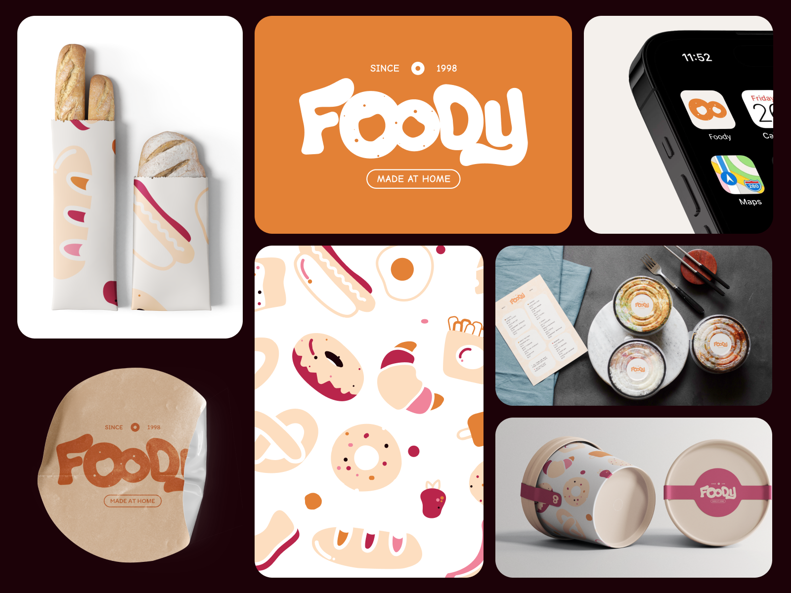 Umme is available for work Foody – Playful Branding for a Snack brand brand book brand designer brand identity brand style guide branding cafe design designer food food branding food shop foody freelance graphic design logo logo maker remote restaurant shop