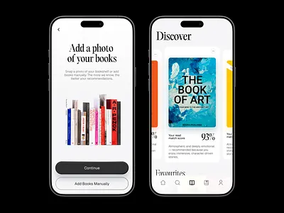 Bookbee—Mobile App Design For AI-Powered Book aero design ai book reader ai product application design book discover book reading app design ebook edutech minimal mobile app mobile ui online book product design reading app redesign ui uxui visual design
