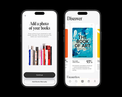Bookbee—Mobile App Design For AI-Powered Book aero design ai book reader ai product application design book discover book reading app design ebook edutech minimal mobile app mobile ui online book product design reading app redesign ui uxui visual design