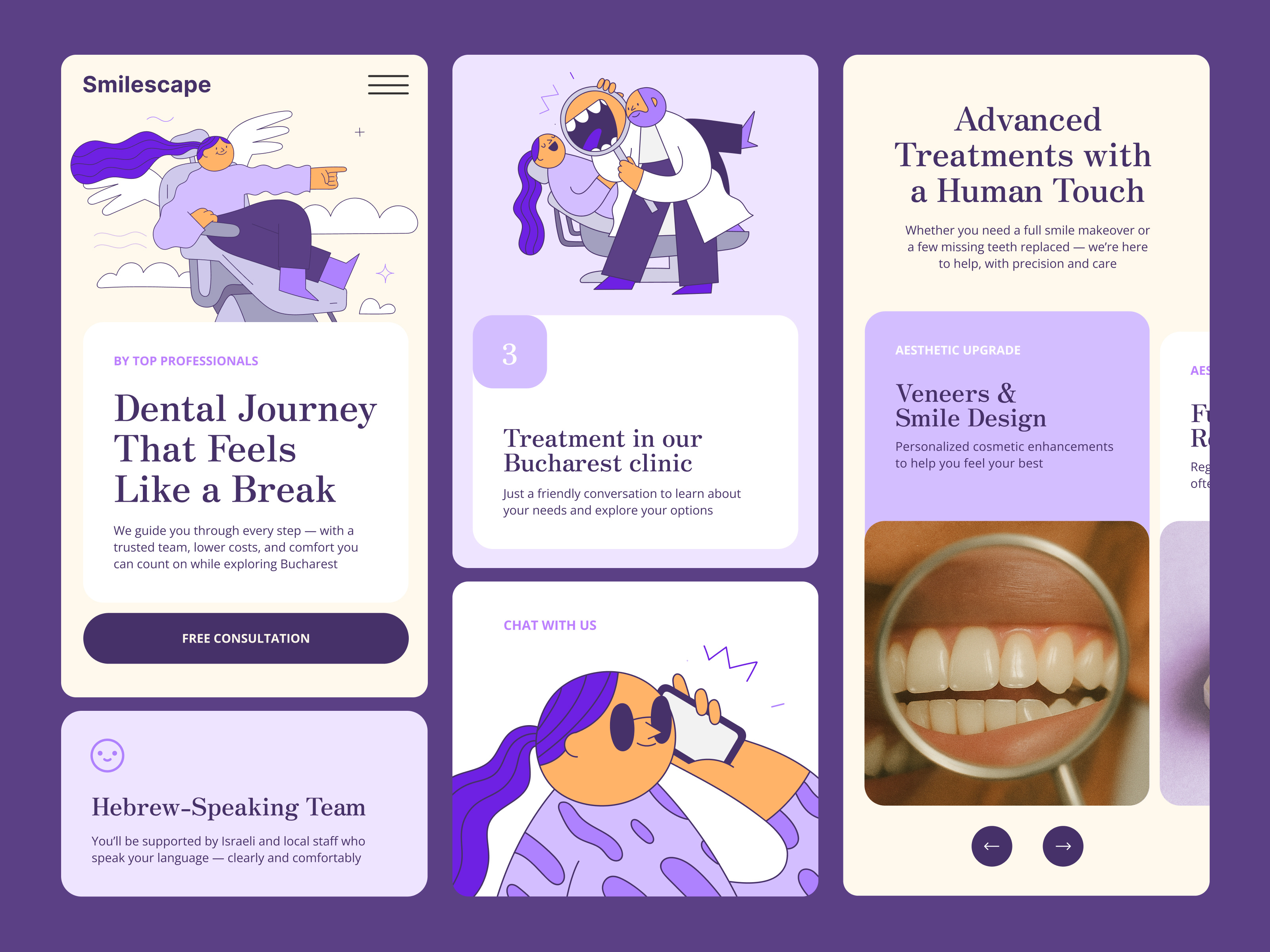 Branding and Web Design ✦ Dental Tourism branding business illustrations dental design digital art editorial illustration graphic design illustration landing page no code stomatology tilda ui uxui web design