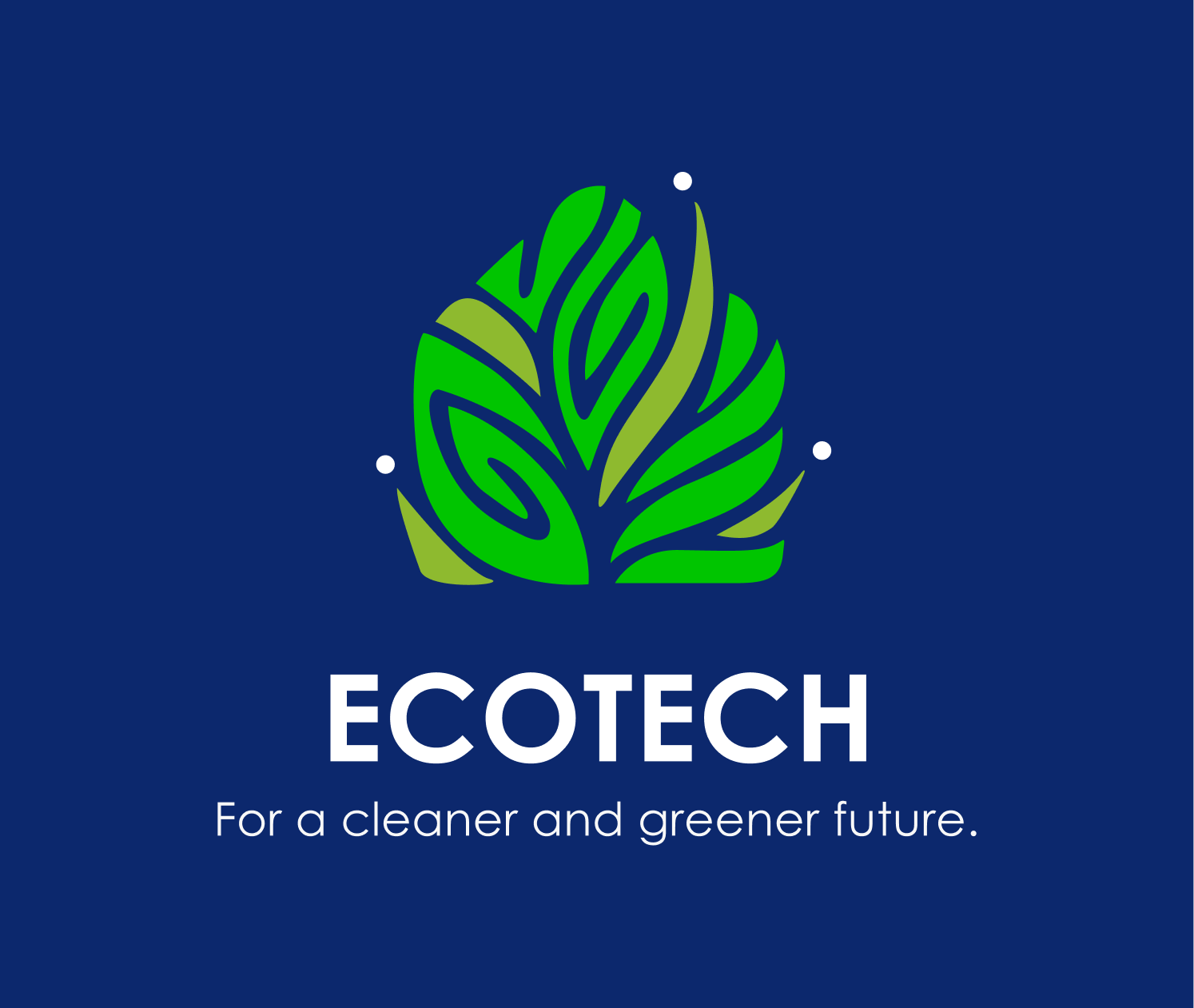 EcoTech Solutions - Logo Design branding dailyui design figma graphic design illustration illustrator logo sketch ui ux viral
