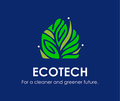 EcoTech Solutions - Logo Design branding dailyui design figma graphic design illustration illustrator logo sketch ui ux viral