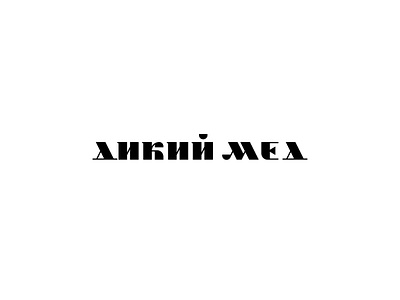 Wild Honey brand calligraphy design font lettering letters letterwork logo ukranian