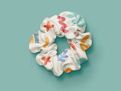 Scrunchies design design graphic design illustration textile design