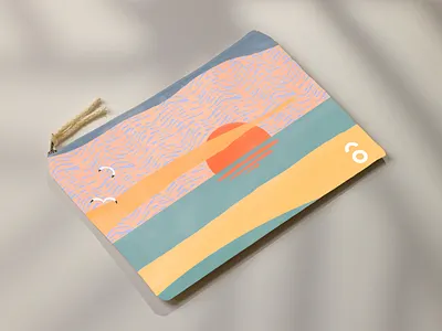 Pouch design branding design graphic design illustration textile design vector