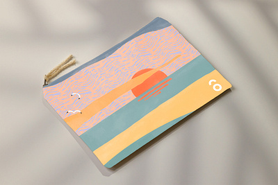 Pouch design branding design graphic design illustration textile design vector