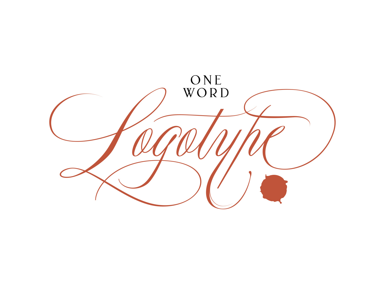 Example of Custom Calligraphy Word Mark