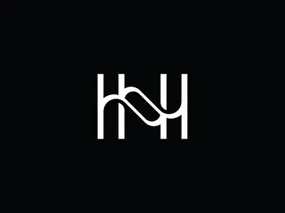 HH Monogram Intertwined Logo brand company connection elegant feminine hh intertwined letter h logo logo design luxury minimalist monogram stylish