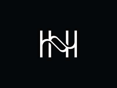 HH Monogram Intertwined Logo brand company connection elegant feminine hh intertwined letter h logo logo design luxury minimalist monogram stylish