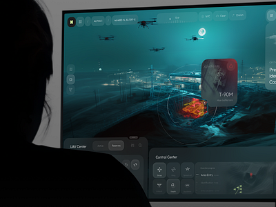 DroneOps - Mission Control Dashboard 3d ai app b2b business crm dashboard data design drone interface mission product saas service software ui ux visualization web