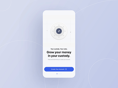 Biometric Login UX Animation 2fa animated ui app design biometric login clean ui crypto security crypto wallet face id fintech light theme login animation mobile app mobile ux motion design onboarding product design secure login ui ux user authentication