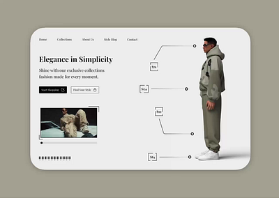 Fashion Feels, Pixel Perfect art direction concept fashion minimal modern style trend ui web design
