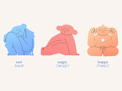 Mascot Animation: Emotions angry animation animation 2d branding character character animation character design emotions graphic design happy healthcare healthcare illustration icons animation illustration mascot mascot animation mental health mood motion graphics sad