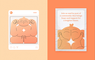 Happy Meditative Gone&Here Character animation branding calm character character animation character design graphic design happy headspace health healthcare illustration mascot mascot animation meditation mental health mental health app mindfulness motion graphics