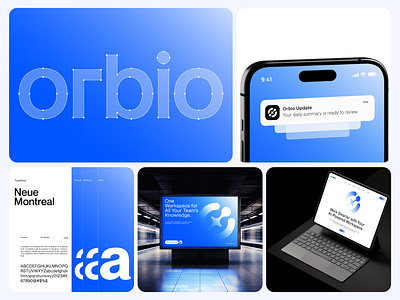 Orbio Branding _ Brand Identity agfjfchjdtgdvbg ai brand design brand identity branding branding design business data logo modern orbio productivity saas startup tech visual identity