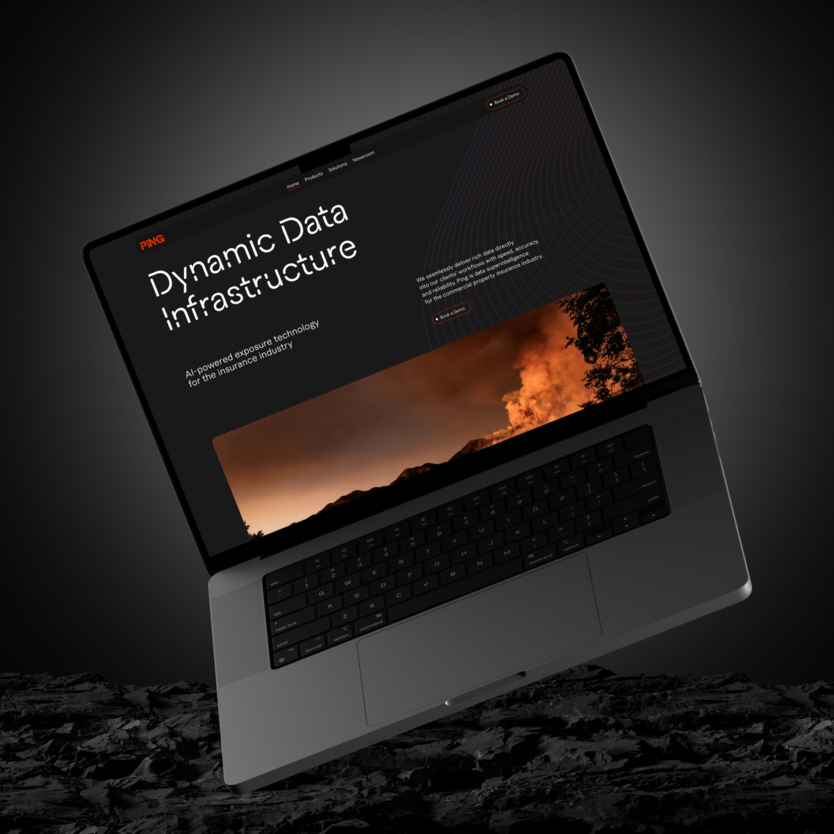 PingIntel Website branding data design intelligence interactive interface pingintel rebranding strategic ui