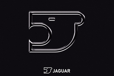 Jaguar redesign, "J" + jaguar illustrator j letter jaguar logo redesign