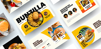Pitch Deck Created for Bunzilla branding burger design fast food food beverages food deck food presenation google slides graphic design pitch deck powerpoint design powerpoint presentation ppt ppt slides presentation deck presentation design presentations slides