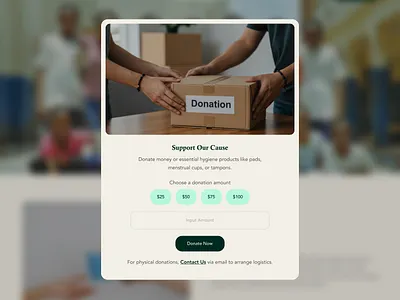 Donation UI branding design donation donation ui landing page ui uiux ux web design website