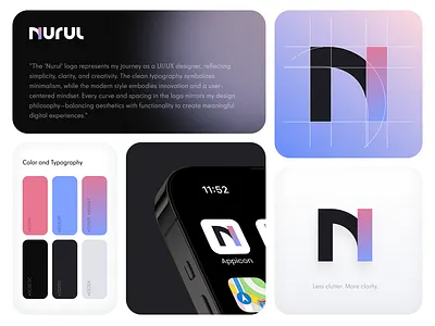 Nurul's branding design graphic design illustration logo mobile ui ux vector website