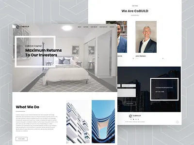 Real Estate Investment Firm Website | Web design | UI/UX business website clean design clean layout investment firm minimal design modern ui property listing property ui real estate app real estate branding real estate landing real estate website ui ux web design