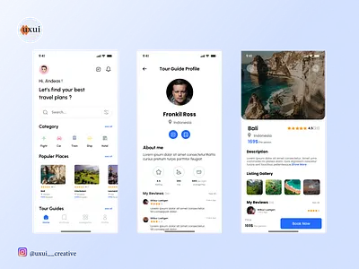 Modern Travel App – Explore, Book, and Enjoy Your Journey hotel booking ui
