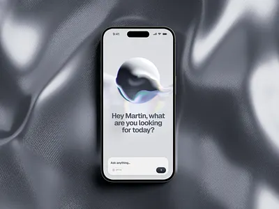 AI Chat - Exploration ai chat animation chat design mobile app ui uidesign