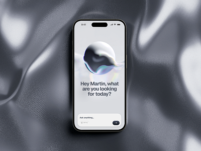 AI Chat - Exploration ai chat animation chat design mobile app ui uidesign
