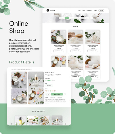 Smart Shopping Platform – Product Search & Detailed View bubble bubble io bubble.io design e commerce platform low code mindforapps no code online shop online shopping product card product listings product search shop shopping store ui web app