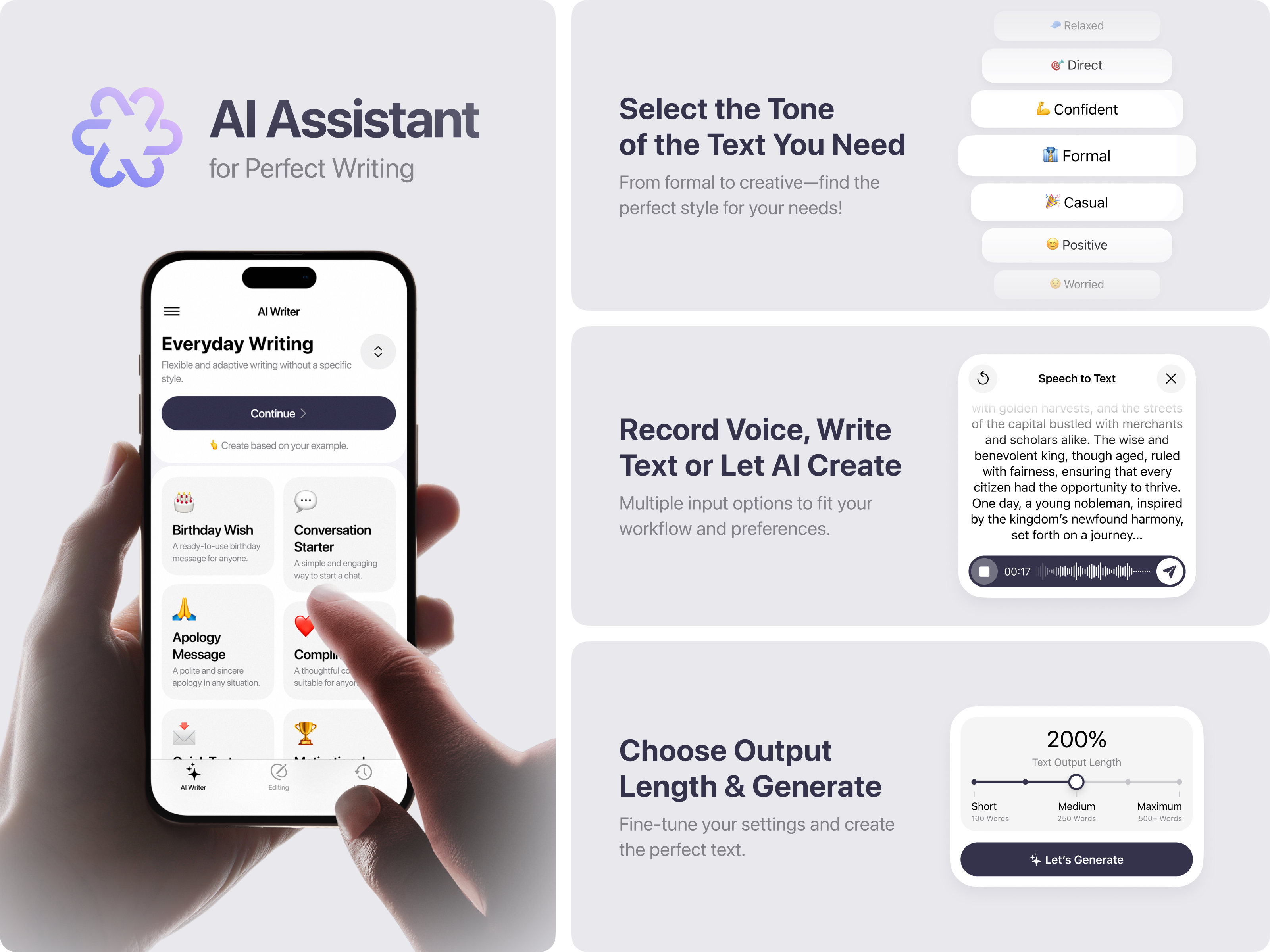 Example of Ai Powered Mobile App UI/UX Design